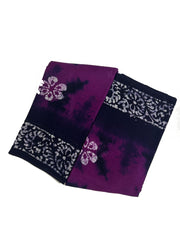 Madurai Sungudi Cotton Wax (Batik) Print with Kalki design with Wax Printed Border