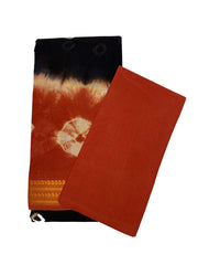 Madurai Sungudi Cotton Saree - Amala Gold Zari Border Bandhini(Tie & Dye) With Blouse