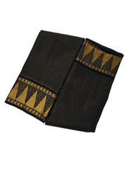 Small Zari Checked Self Color Temple Gopuram Border