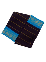 Velthari Design Small Zari Border Contrast Color