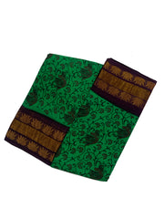 Fancy Tissue Border & Body Printed without Blouse