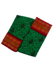 Fancy Tissue Border & Body Printed without Blouse