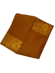 Medium Zari Checked Self Color