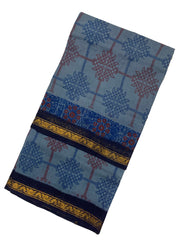 Madurai Sungudi Sarees - Double Side Zari border(KT) - Kolam Design