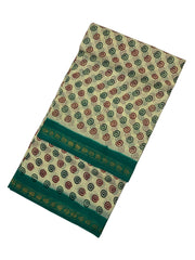 Madurai Sungudi Sarees - Double Side Zari border(KT) - Surl Design