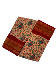 Fancy Tissue Border & Body Printed without Blouse