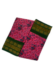 Fancy Tissue Border & Body Printed without Blouse