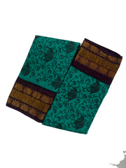 Fancy Tissue Border & Body Printed without Blouse