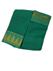 Small Zari Checked Self Color Temple Gopuram Border