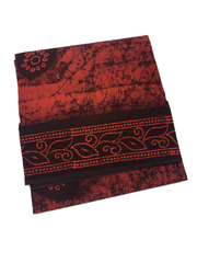 Wax Print Saree with Border