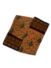 Fancy Tissue Border & Body Printed without Blouse