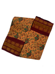 Fancy Tissue Border & Body Printed without Blouse