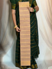 Traditional Madurai Sungudi Cotton Saree – Nakshatra Velthari Design, Self Color, Lightweight & Comfortable (With Blouse Piece)