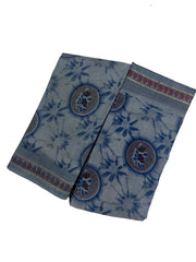 Madurai Sungudi Cotton Saree Samll Double Side Fancy Thread Border & Body Printed without Blouse