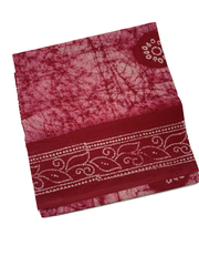 Wax Print Saree with Border