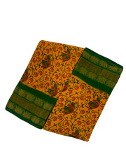 Fancy Tissue Border & Body Printed without Blouse