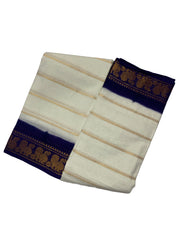 Velthari Design Small Zari Border Contrast Color