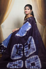 Madurai Sungudi Cotton Saree for Women | Borderless Traditional Saree with Bandhani Design | Contrast Color | Soft Cotton Saree with Running Blouse