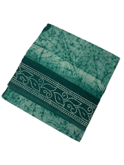 Wax Print Saree with Border