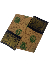 Poonam Printed Zari Border