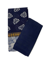 Wax Print Saree With Blouse (upper pet)