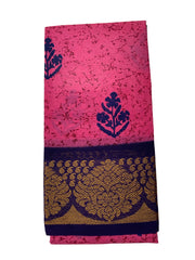 Poonam Printed Zari Border