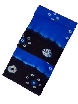 Tie & Dye Madurai Sungudi Cotton Saree Flat Design