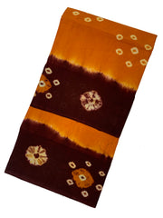 Tie & Dye Madurai Sungudi Cotton Saree Flat Design