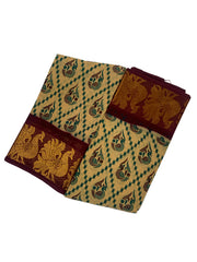 Poonam Printed Zari Border