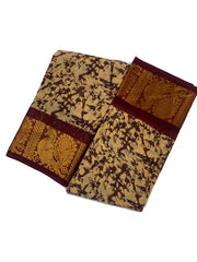 Poonam Printed Zari Border