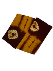 Hand knotted Madurai Sungudi Cotton Saree - Bandhini(Tie & Dye) Without Blouse