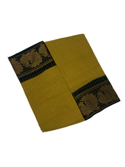 Madurai Sungudi Cotton Medium Zari Checked Contrast