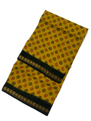 Madurai Sungudi Sarees - Double Side Zari border(KT) - Surl Design