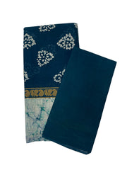 Wax Print Saree With Blouse (upper pet)