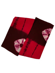 Hand knotted Madurai Sungudi Cotton Saree - Bandhini(Tie & Dye) Without Blouse