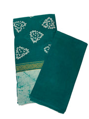 Wax Print Saree With Blouse (upper pet)