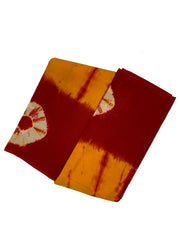 Hand knotted Madurai Sungudi Cotton Saree - Bandhini(Tie & Dye) Without Blouse