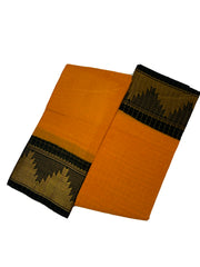 Madurai Sungudi Cotton Medium Zari Checked Contrast